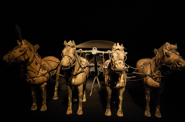 caballos en terracota