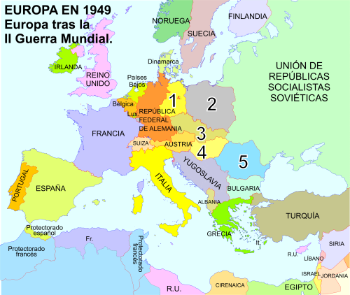 Práctica sobre mapa de 1949