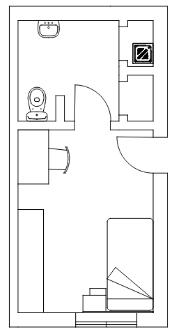 habitación diédrico