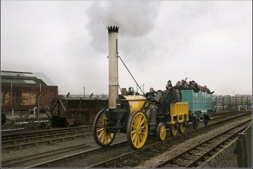 Locomotora Rocket de Stephenson