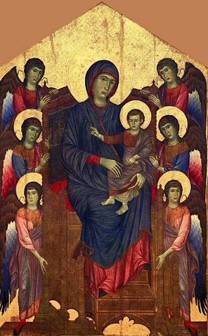Cimabue. La Majestad del Louvre