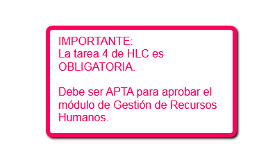 Tarea obligatoria