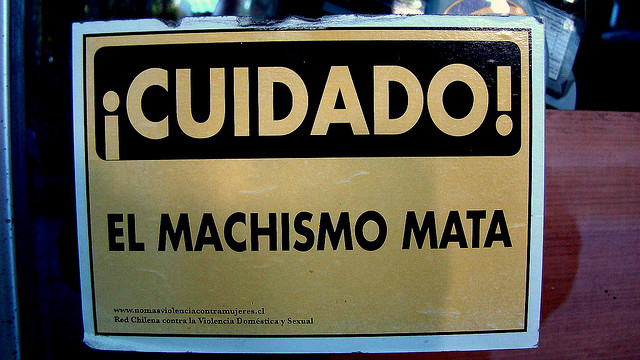 Cartel ¡Cuidado el Machismo mata!