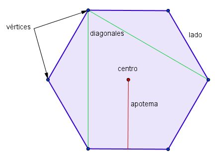 elementos de un polígono