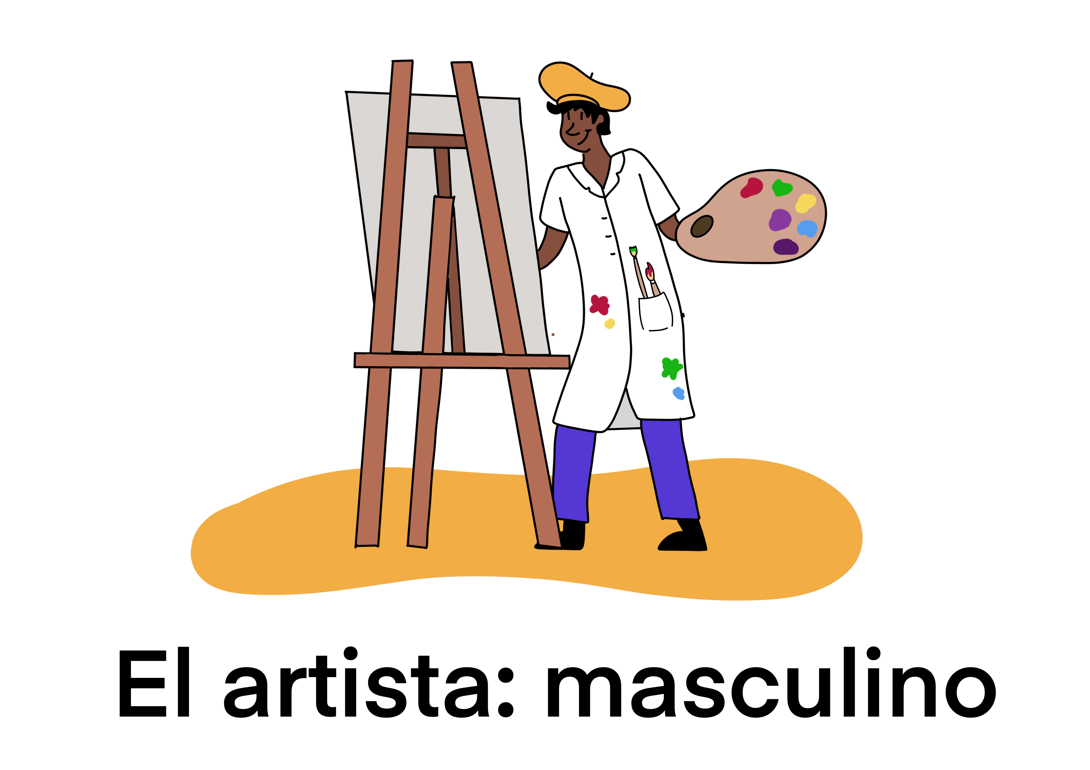 El artista: masculino