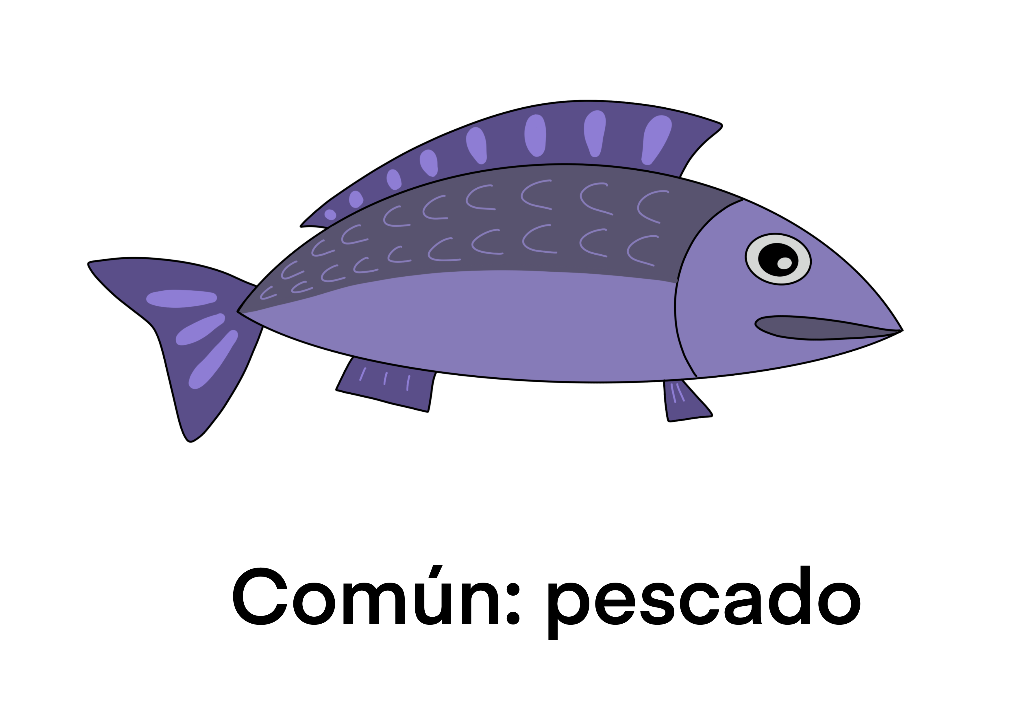 pescado: común