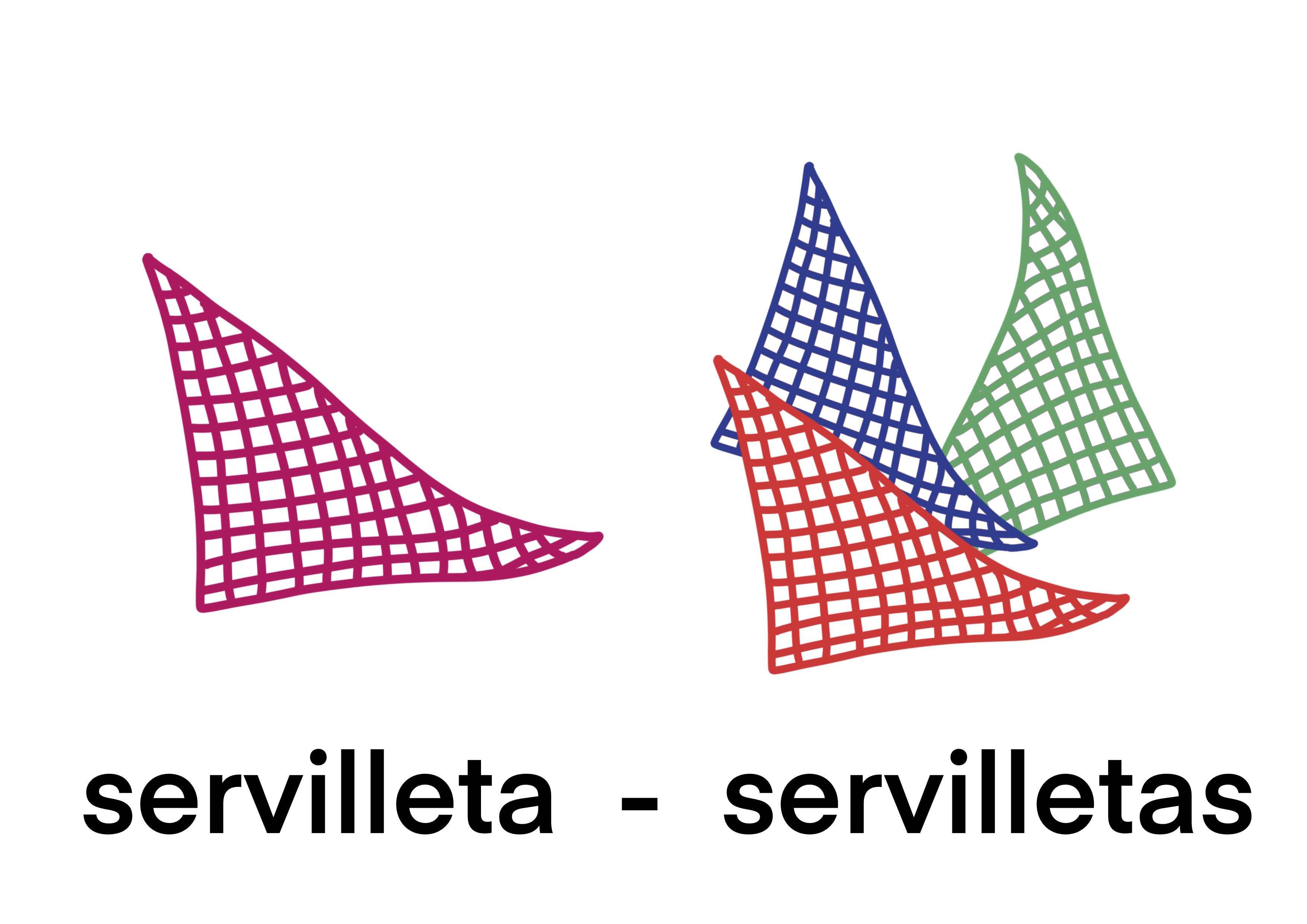 Servilleta - servilletas