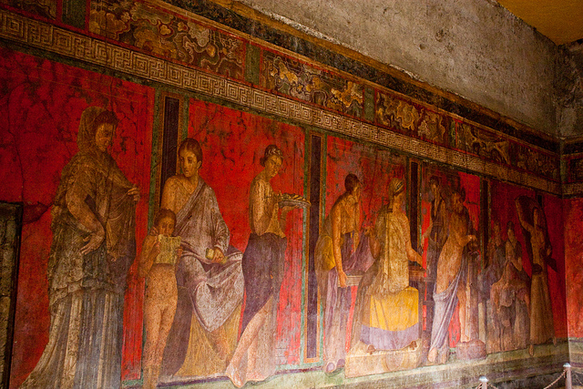 Frescos de la Villa de los Misterios, Pompeya