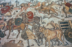 Mosaicos de la villa romana del Casale