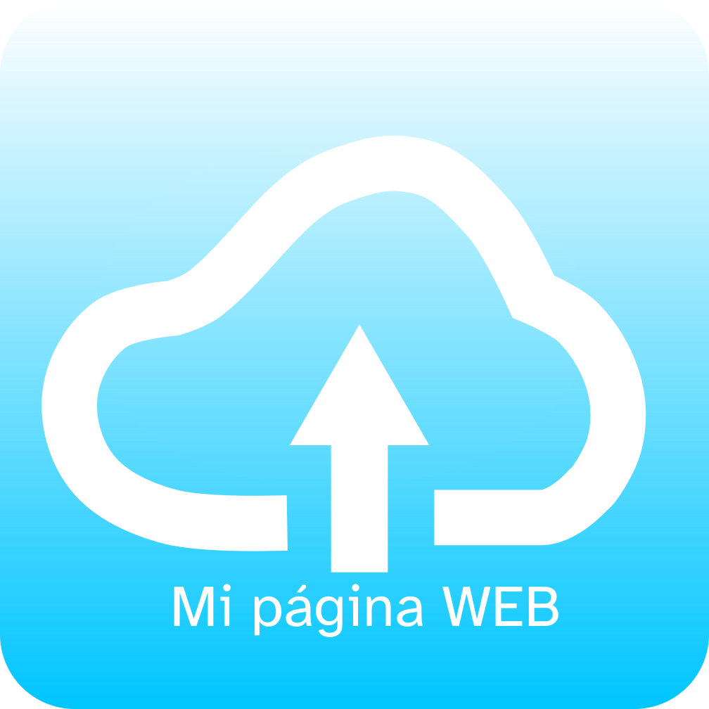 Imagen que representa subir una página web a la nube.