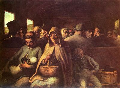 Honoré Daumier: El vagón de tercera