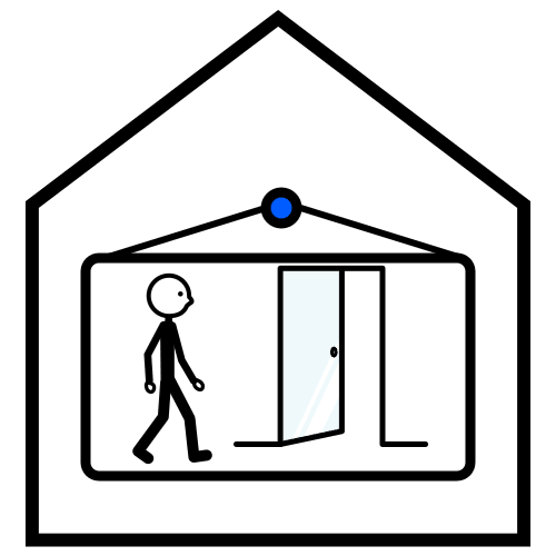 Público La imagen muestra a una persona entrando a un edificio el cual tiene la puerta abierta