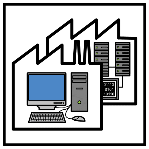 La imagen muestra un ordenador en un primer plano, al fondo aparecen diferentes dispositivos electrónicos. 