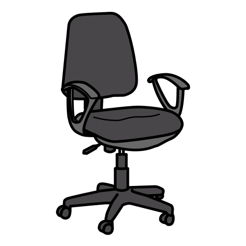 Pictograma de una silla de oficina