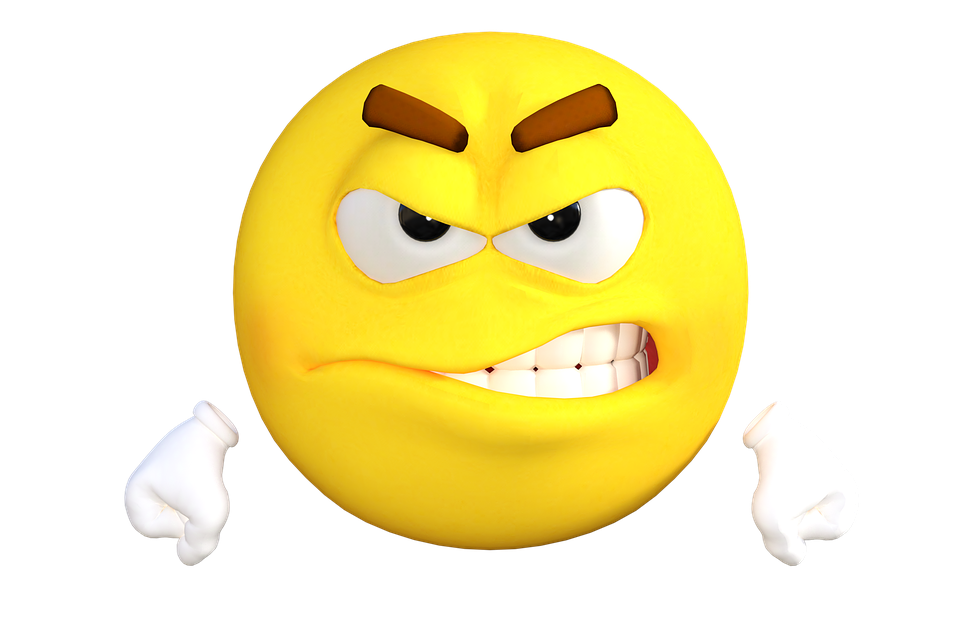 emoji enfadado