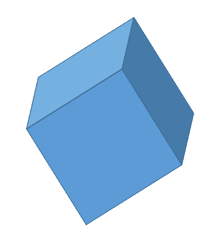 Cubo azul