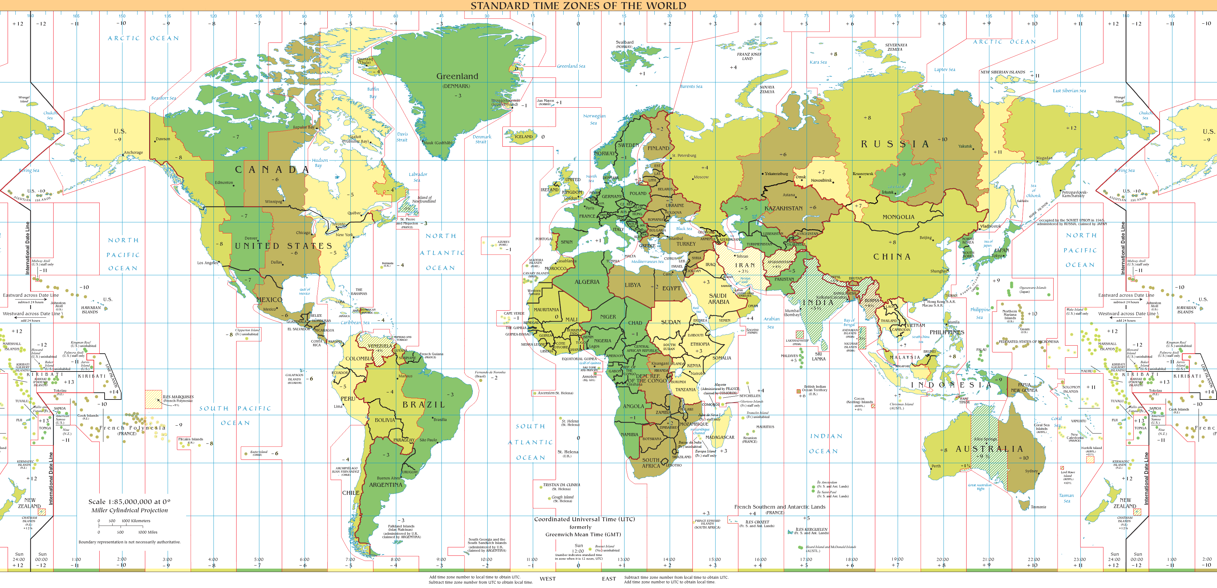 Zonas horarias del mundo